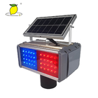 Reliable LED Solar Powered Barricade Lights 7 Watt With Water Resistance