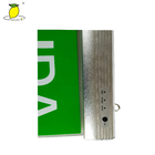 Green Rechargeable Emergency Exit Lights LED Type For Public Places