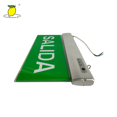 Green Rechargeable Emergency Exit Lights LED Type For Public Places